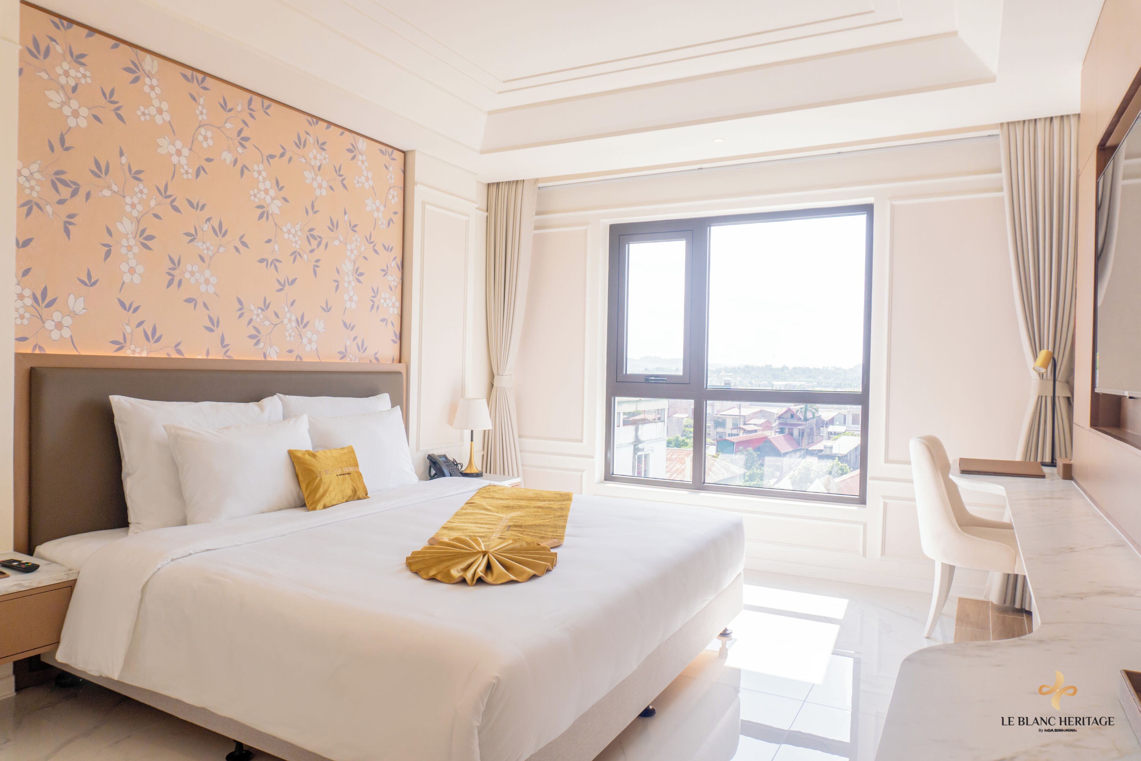 Deluxe Double Room, City View | In-room safe, desk, laptop workspace, blackout curtains