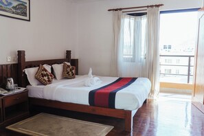 Luxury Room, Hill View | Laptop workspace, free WiFi - Eco Home Kathmandu Hotel (Nagarjun)