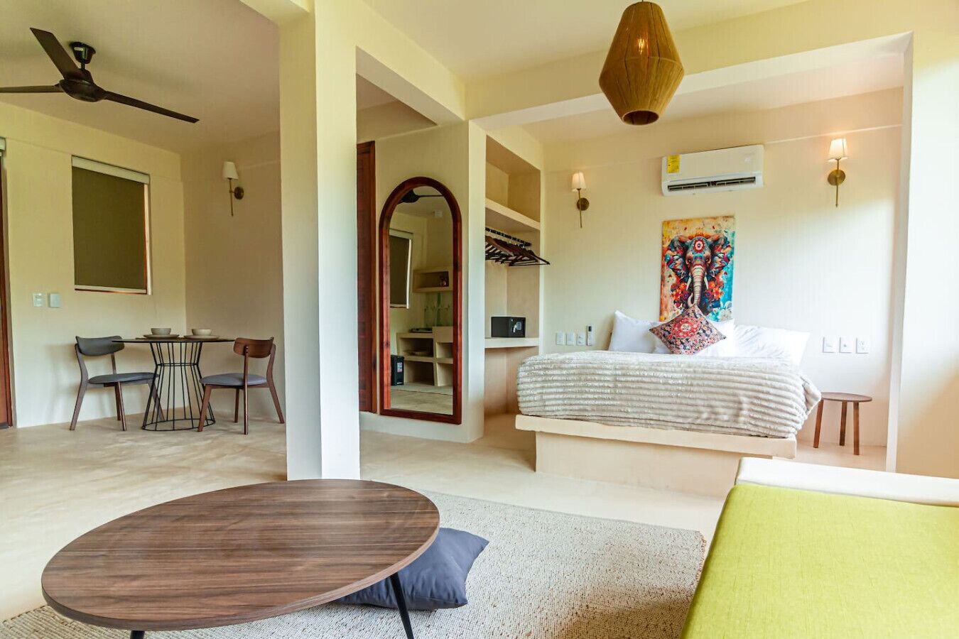 1 makuuhuone, silitysrauta/-lauta, vauvan matkasänky, Wi-Fi