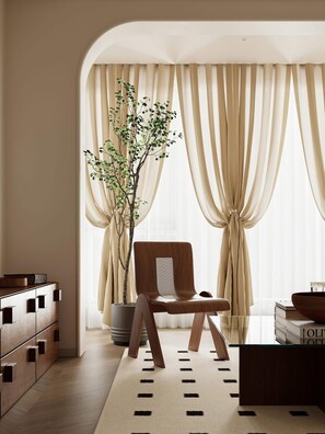 Premier Apartment, City View | Premium bedding, memory foam beds, free minibar items, in-room safe