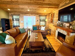 スマートテレビ、暖炉