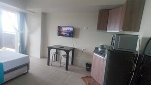 1 quarto, acesso à internet, roupa de cama