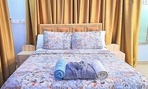 1 bedroom, Internet, bed sheets