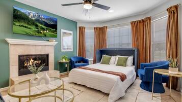 3 bedrooms, desk, WiFi, bed sheets
