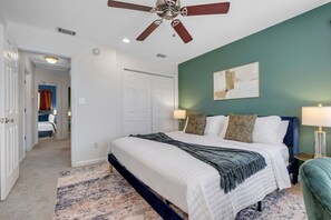 3 عدّة غرف نوم ومكتب وواي فاي وملاءات أسرّة