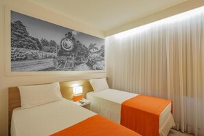 Chambre Standard avec lits jumeaux, 2 lits une place, non-fumeur, salle de bains privée