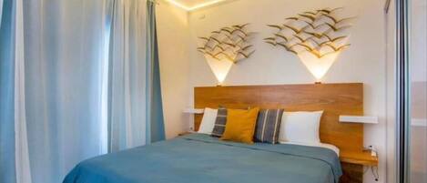 1 dormitorio, caja fuerte, tabla de planchar con plancha y wifi gratis