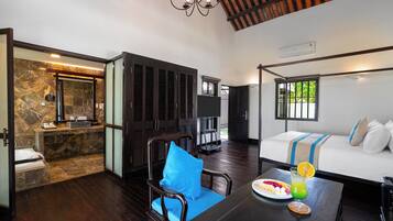 Villa, 1 Bedroom, Sea View | Living area