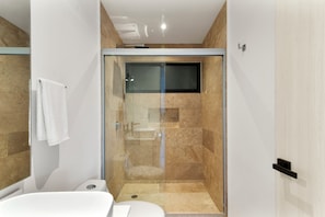 Towels, soap, toilet paper