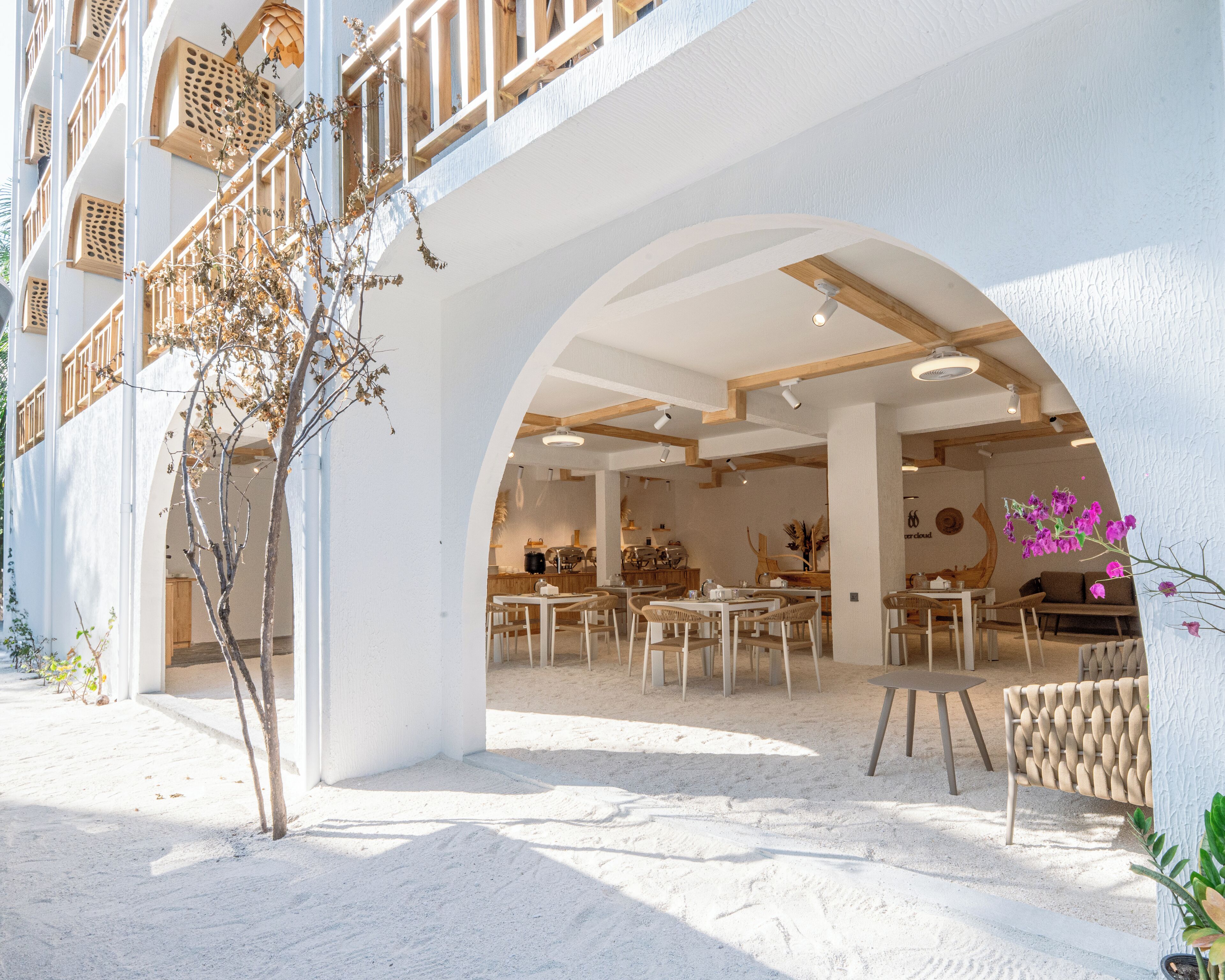 Façade de l’hébergement