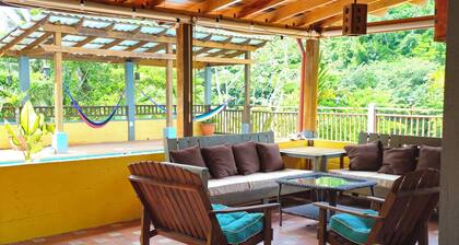 Enchanting Riverside Jungle Village Bungalow: Pool, A/C, WiFi, TV, Kayaks & More