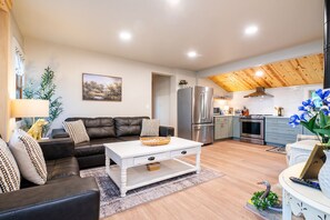 Smart TV, table football, ping pong, books