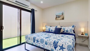 2 bedrooms, in-room safe, iron/ironing board, free WiFi