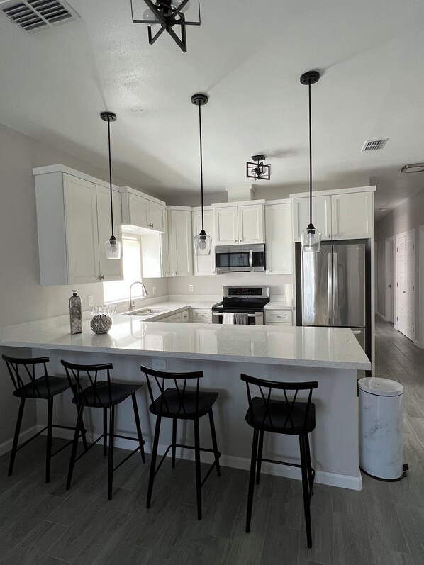 Microwave, oven, stovetop