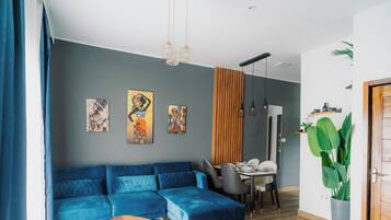 Apartament Comfort, vistes a la ciutat | Sala d'estar