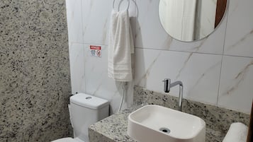 Classic Suite, Non Smoking | Bathroom | Shower, towels, soap, toilet paper
