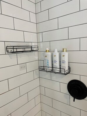 Towels, soap, toilet paper
