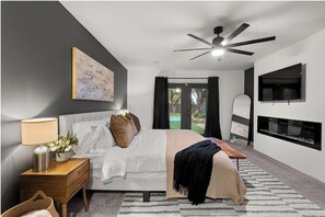 5 bedrooms, iron/ironing board, WiFi, bed sheets
