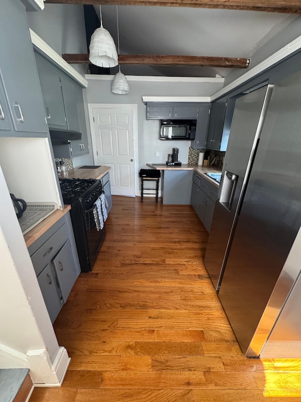 Microwave, oven, stovetop
