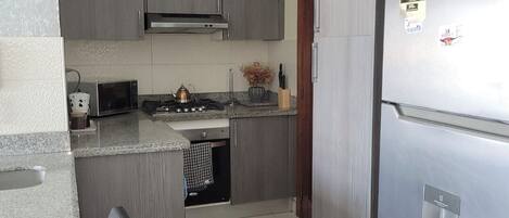 Microwave, oven, stovetop