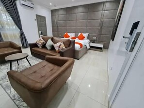 Junior-Apartment, Balkon, Stadtblick