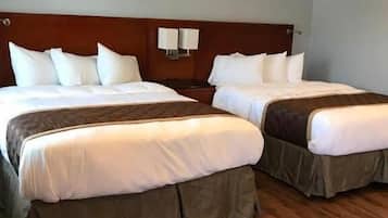 Room, 2 Queen Beds, Non Smoking | Desk, free WiFi