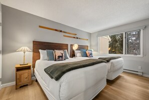 2 dormitorios, escritorio, wifi y ropa de cama