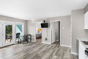 Condo, 1 King Bed with Sofa bed, Patio (Waterview Oasis) | 1 bedroom, individually decorated, individually furnished