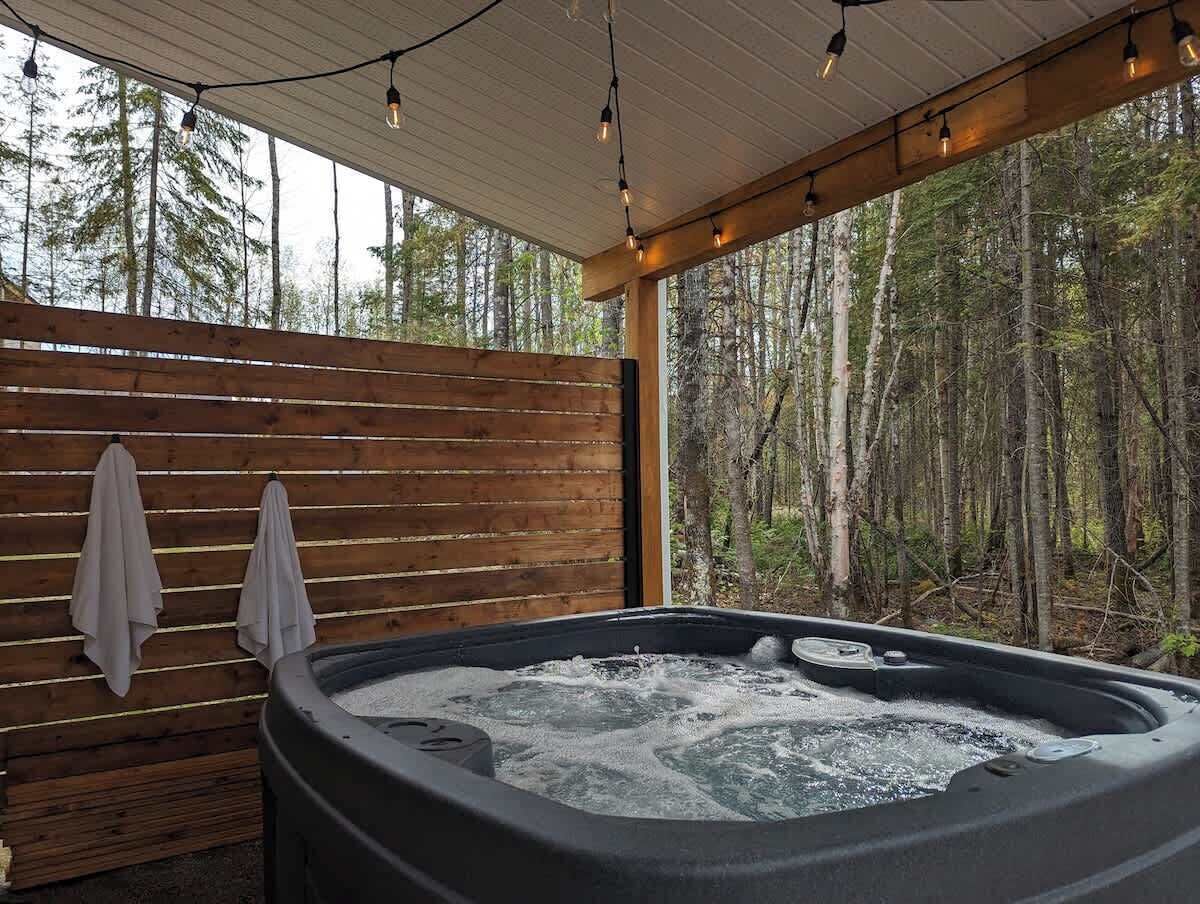 Bain à remous extérieur