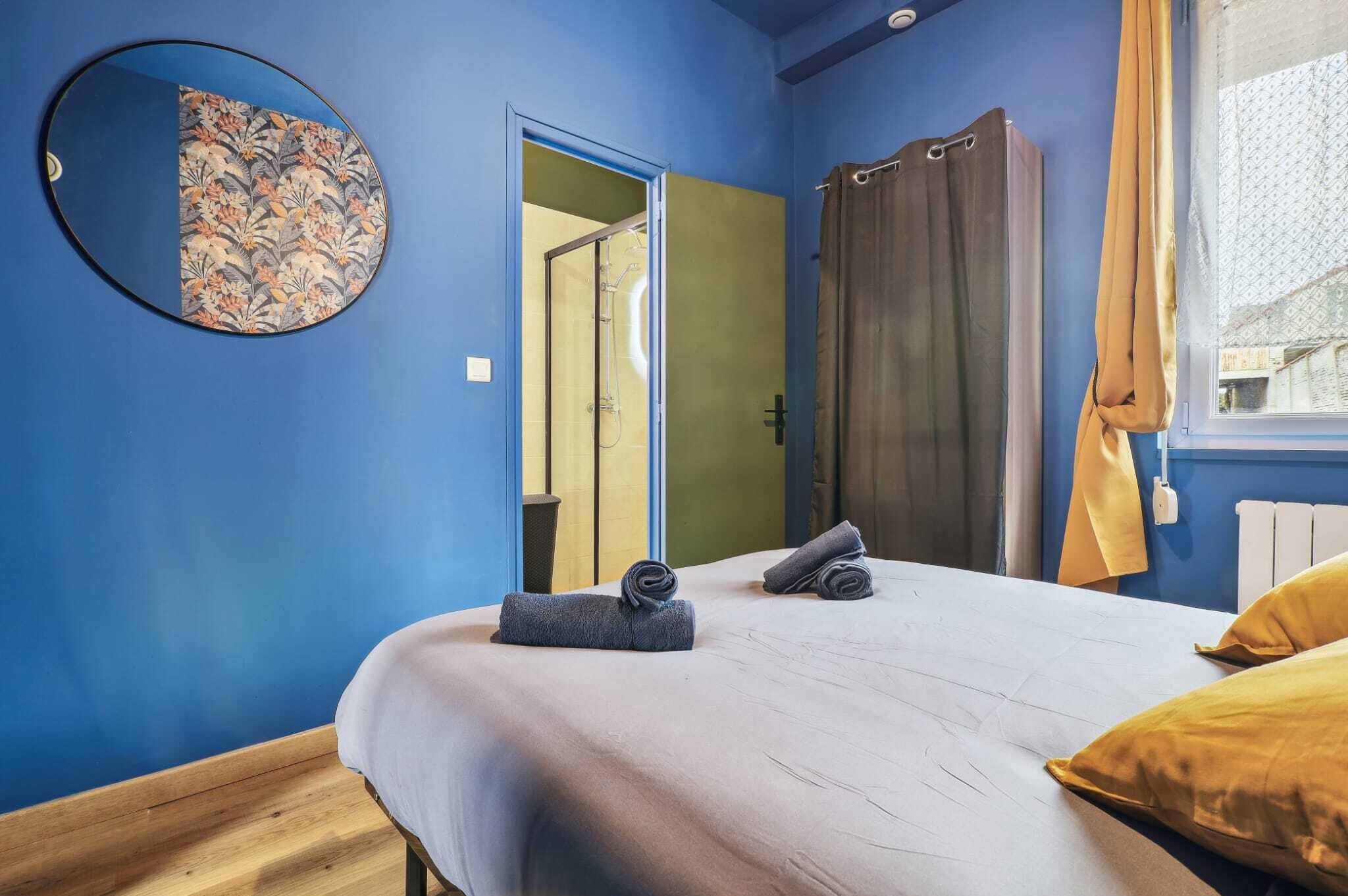 1 sovrum, strykjärn/strykbräda, gratis wi-fi och sängkläder