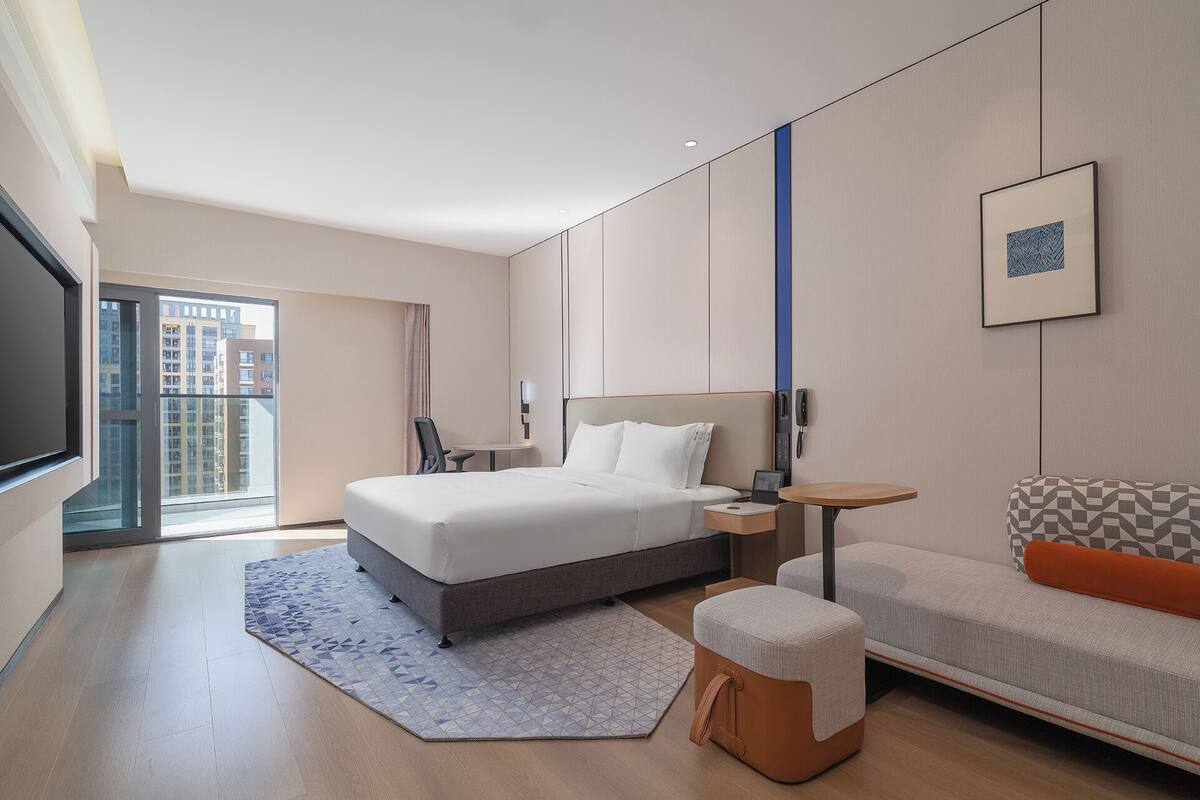 Standaard kamer, 1 kingsize bed, niet-roken, balkon