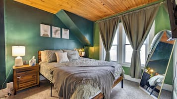 1 chambre, fer et planche Ă repasser, Wi-Fi gratuit, draps fournis