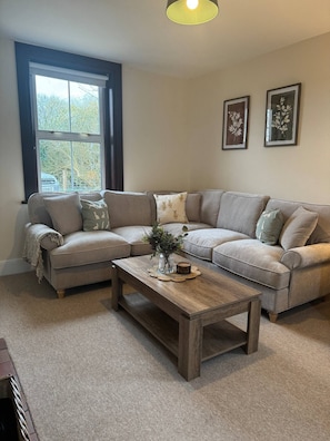 TV, peis, DVD-spiller og bøker