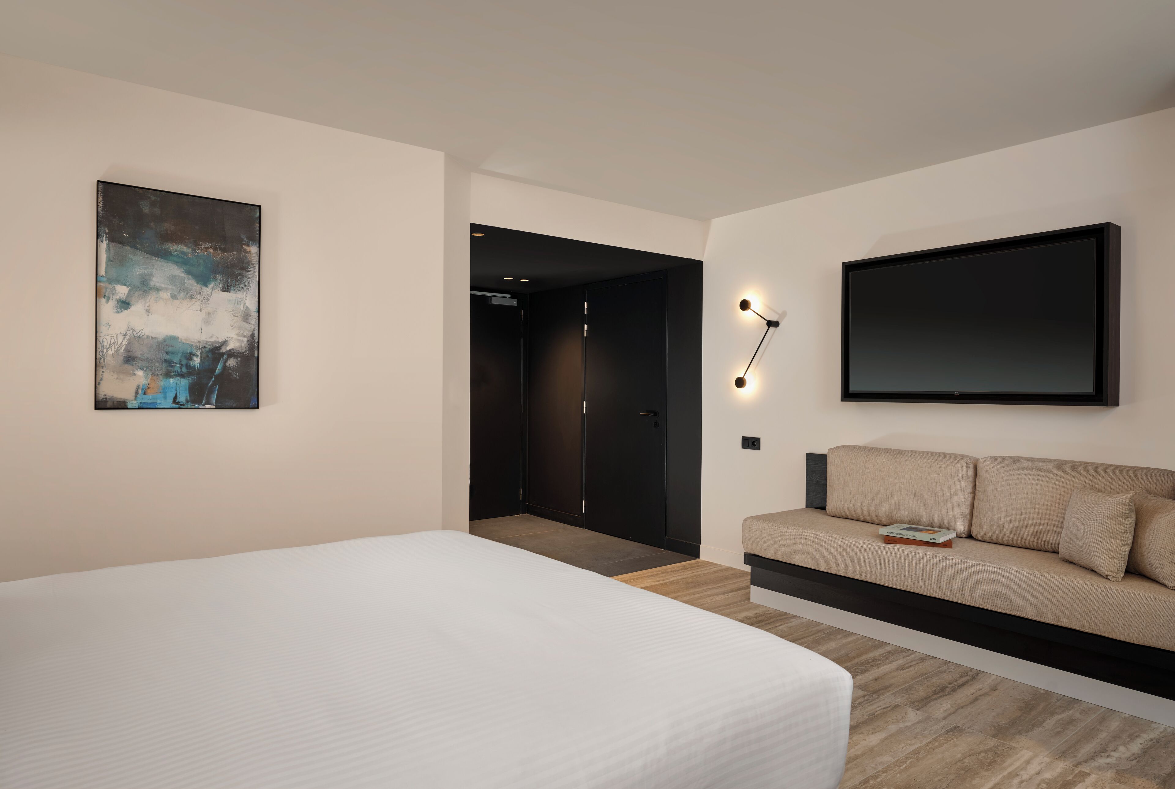 Deluxe-rum - 1 kingsize-säng | Vardagsrum | 140-centimeters LCD-tv med kabelkanaler