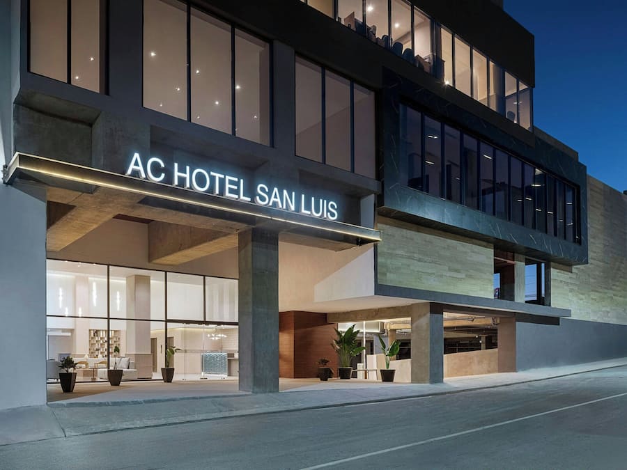 Blick von der Unterkunft