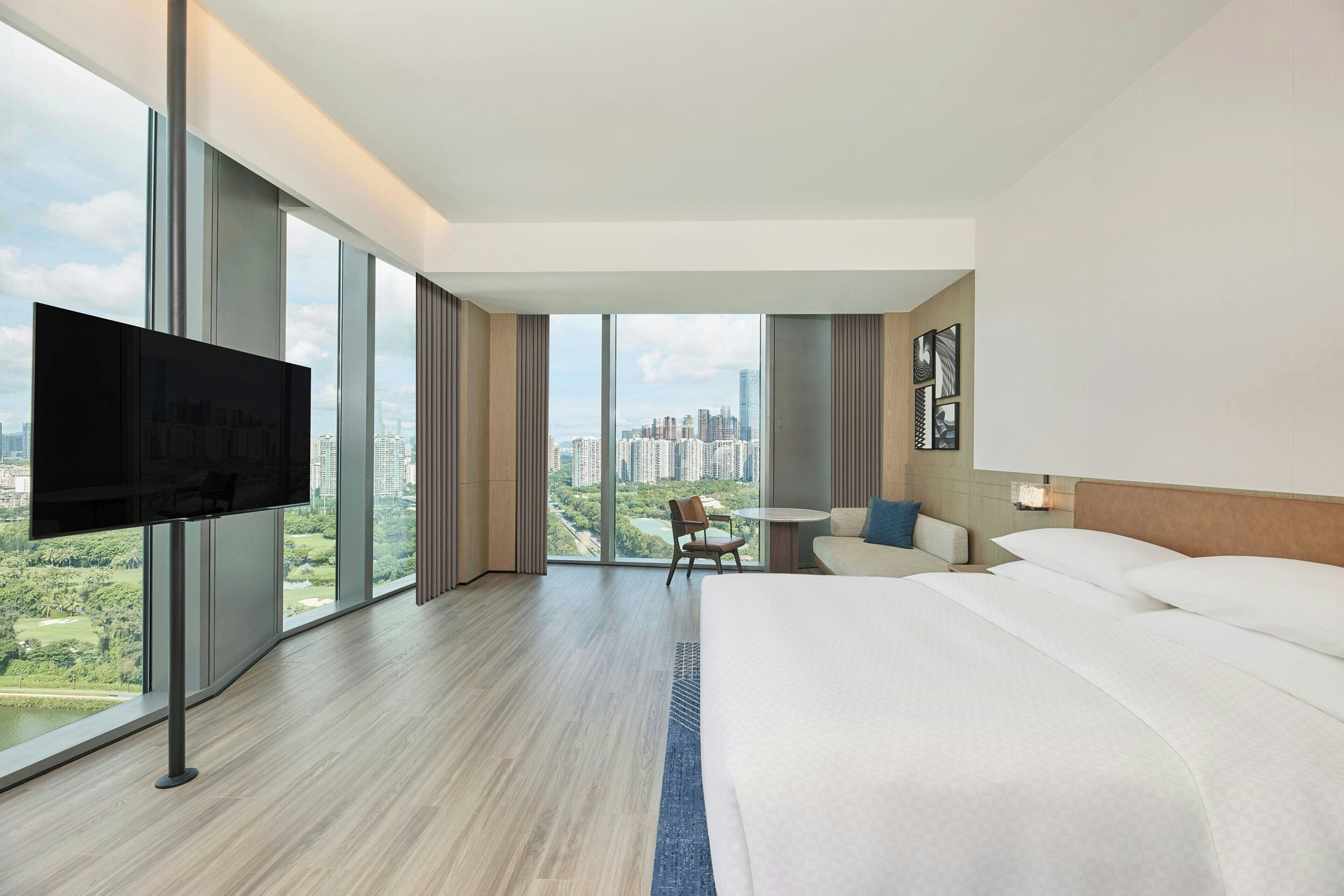 In-room safe, laptop workspace, blackout curtains, iron/ironing board