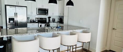 Microwave, stovetop, dishwasher