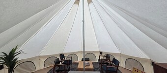 Glamping in the trees