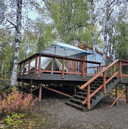 Fabulous glamping in Talkeetna