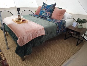 1 makuuhuone, vuodevaatteet