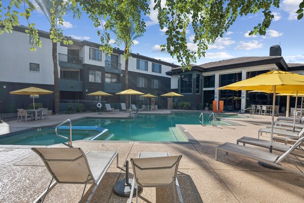 Leilighet, 1 soverom | Basseng | Utendørsbasseng