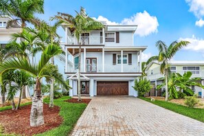 House, 5 Bedrooms | Exterior - 571 Seabatical: Canal Front With Pool! 5 Bedroom Home (Fort Myers Beach)