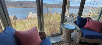 Year-round, beautiful, peaceful, lake front home on Canandaigua Lake.