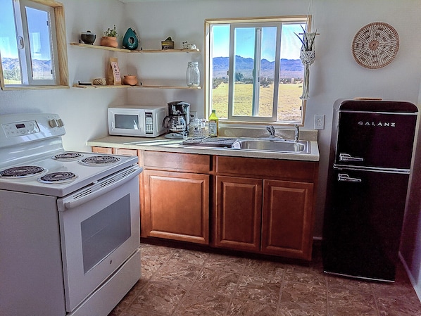 Microwave, oven, stovetop