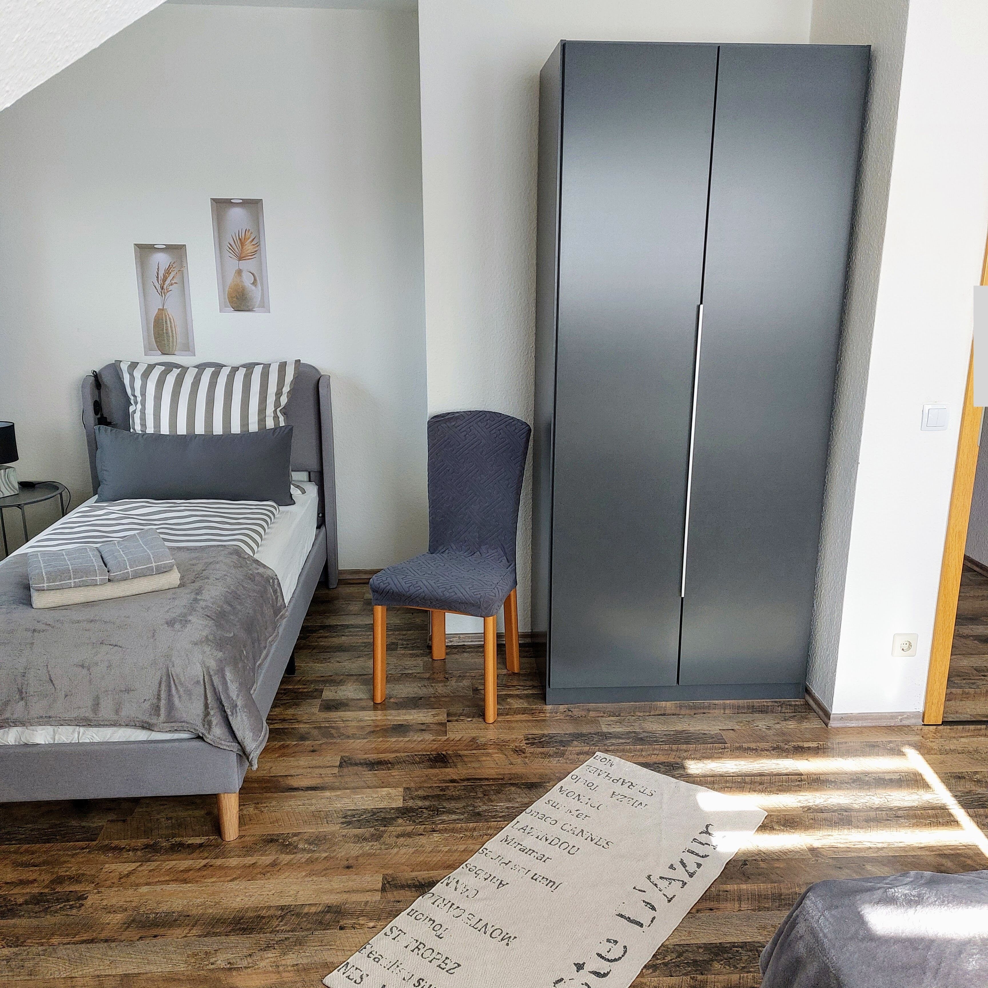 2 Schlafzimmer, Reisekinderbett, kostenloses WLAN, Bettwäsche