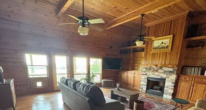 Pet Friendly Rustic Farmhouse 7 Miles to Round Top on 33 Acres with Big Red Barn