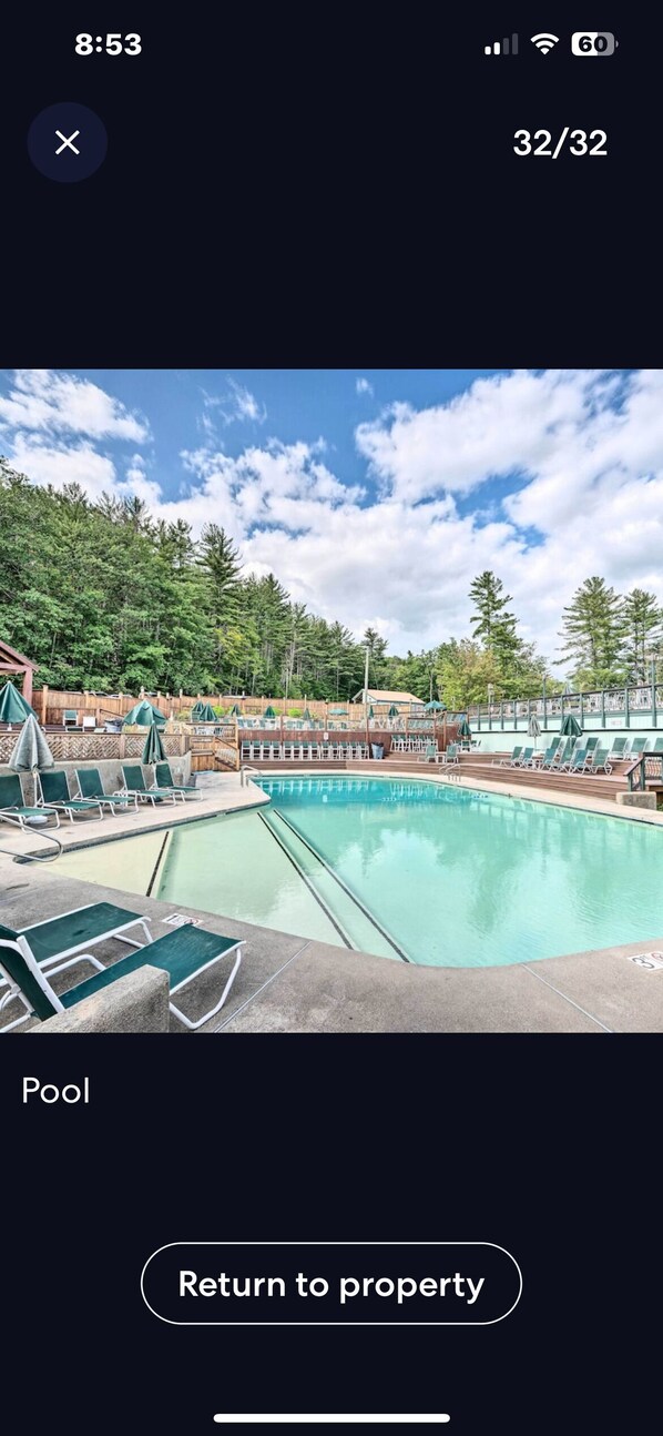 Indoor pool, outdoor pool