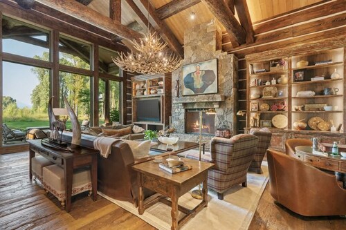Abode at Teton Game, sweeping estate with 3 cabins