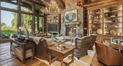 Abode at Teton Game, sweeping estate with 3 cabins