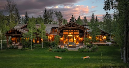Abode at Teton Game | Sweeping Estate with 3 Cabins